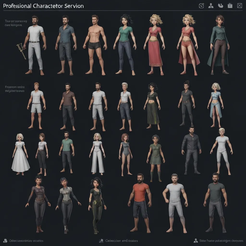 Contact us for character creation